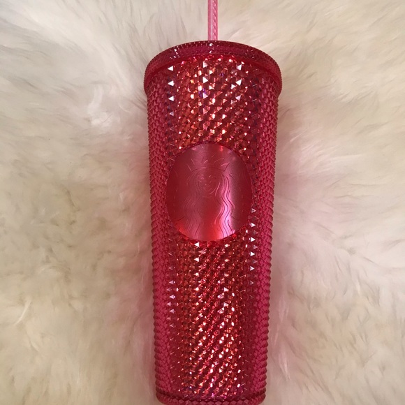 Starbucks Other - New! Starbucks “HOT PINK” BLING 2019 cup